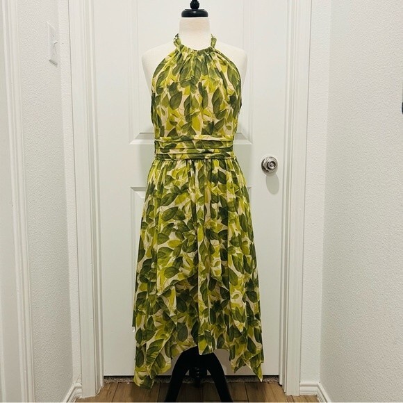 NWT Vince Camuto Backless Handkerchief Dress ‼️Tagged Sz. 12 - Fits like an 8? - Picture 1 of 15